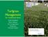 Turfgrass Management! for residential lawns Scott Stoddard Farm Advisor UC Cooperative Extension Merced County