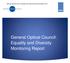 General Optical Council: Equality and Diversity Monitoring Report 2016