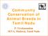 Community Conservation of Animal Breeds in Tamil Nadu. P. Vivekanandan SEVA, Madurai, Tamil Nadu