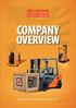 Company. Overview SOLUTIONS FOR EVERY PALLET