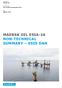 MAERSK OIL ESIA-16 NON-TECHNICAL SUMMARY ESIS DAN