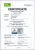 Certificate: / 29 April / /C1 of 05 January 2006 Addendum 936/ /B of 21 September 2013