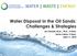 Oil Sands Water Disposal Challenges