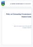 Policy on Extenuating Circumstances Student Guide