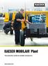 KAESER MOBILAIR. Plant. The production centre for portable compressors.