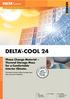 DELTA -COOL 24. Phase Change Material Thermal Storage Mass for a Comfortable Interior Climate. PREMIUM QUALITY