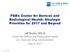 FDA s Center for Devices and Radiological Health: Strategic Priorities for 2017 and Beyond