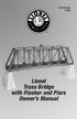 Lionel Truss Bridge with Flasher and Piers Owner s Manual