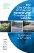 The Life Cycle of Pipeline Watercourse Crossings in Canada