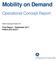 Mobility on Demand. Operational Concept Report. Final Report September 2017 FHWA-JPO