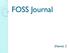FOSS Journal. (Name) 2
