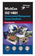 MichCon ISO Environmental Management System Handbook. Revised May 2012