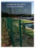 PERIMETER SECURITY FENCING SYSTEMS