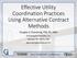 Effective Utility Coordination Practices Using Alternative Contract Methods