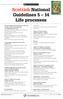 Scottish National Guidelines 5 14 Life processes