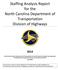 Staffing Analysis Report for the North Carolina Department of Transportation Division of Highways
