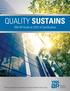 QUALITY SUSTAINS YKK AP Guide to LEED v4 Certification