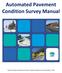 Automated Pavement Condition Survey Manual