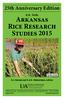 Arkansas Rice Research Studies 2015
