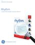 GE Inspection Technologies. Rhythm. Unique Multi-Modality Software Platform