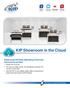 KIP Showroom in the Cloud