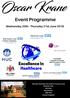 Event Programme. Wednesday 20th - Thursday 21st June 2018