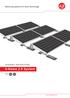 Mounting systems for solar technology ASSEMBLY INSTRUCTIONS. S-Dome 2.0 System.