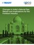Changes in India's Natural Gas Market and Implications for the Fertilizer Industry