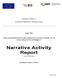 Narrative Activity Report