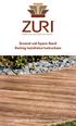 Grooved and Square Board Decking Installation Instructions