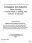 Guidance for Industry Tablet Scoring: Nomenclature, Labeling, and Data for Evaluation