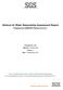 Alliance for Water Stewardship Assessment Report