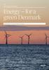 Energy for a green Denmark. Danish Ministry of Energy, Utilities and Climate