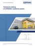 STYLE. QUALITY. FUNCTIONALITY. Technical catalog of ARPANEL sandwich panels