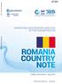 Romania DANUBE WATER. A State of the Sector May 2015 PROGRAM. danube-water-program.org danubis.org. Public Disclosure Authorized
