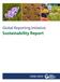 Global Reporting Initiative Sustainability Report