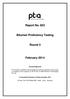 Report No Bitumen Proficiency Testing. Round 5. February 2014