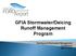 GFIA Stormwater/Deicing Runoff Management Program. Deicing and Stormwater Management Conference May 19, 2015