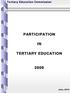 PARTICIPATION TERTIARY EDUCATION