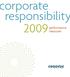 orporate responsibility 2009 performance measures