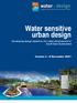 Water sensitive urban design. Developing design objectives for urban development in South East Queensland