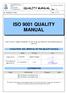 ISO 9001 QUALITY MANUAL