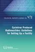 Technical Reports SeriEs No. 47i. Cyclotron Produced Radionuclides: Guidelines for Setting Up a Facility