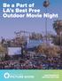 Be a Part of LA s Best Free Outdoor Movie Night