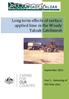 Long term effects of surface applied lime in the Woady Yaloak Catchment