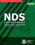 NDS SUPPLEMENT NATIONAL DESIGN SPECIFICATION AMERICAN WOOD COUNCIL. Design Values for Wood Construction