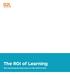 The ROI of Learning. Why measuring learning is key in a new world of work