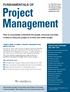 Project. Management FUNDAMENTALS OF