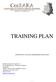 TRAINING PLAN APPROVED BY CENSARA MEMBERSHIP MARCH 2008