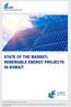 STATE OF THE MARKET: RENEWABLE ENERGY PROJECTS IN KUWAIT 1
